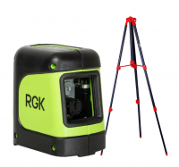 Комплект: лазерный уровень RGK ML-11G + штатив AMO A160