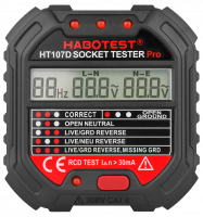 Тестер розеток и УЗО Habotest HT107D