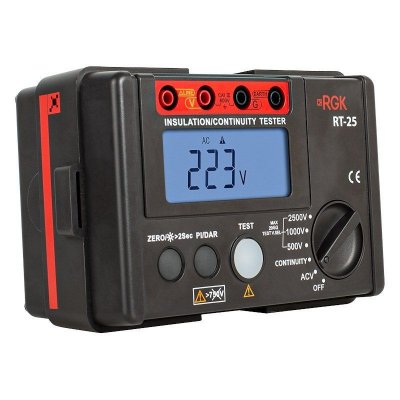 Цифровой мегаомметр RGK RT-25